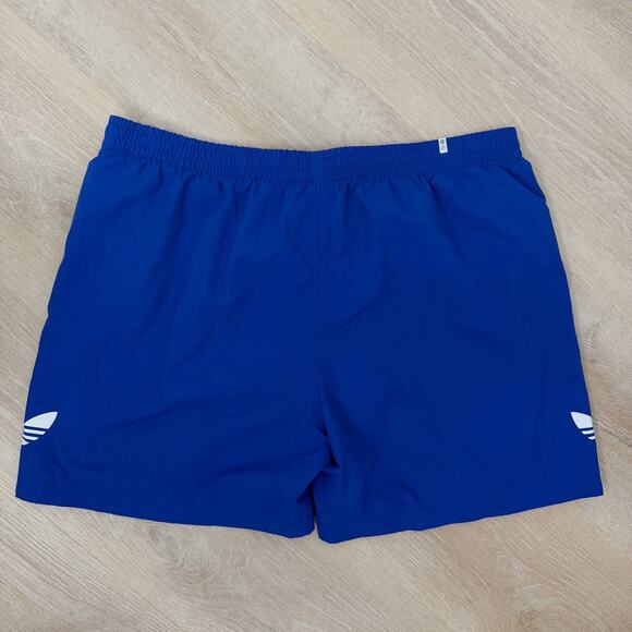 Men’s Adidas Ori Trefoil Swim Board Shorts Blue Size 2XL - Picture 6 of 6